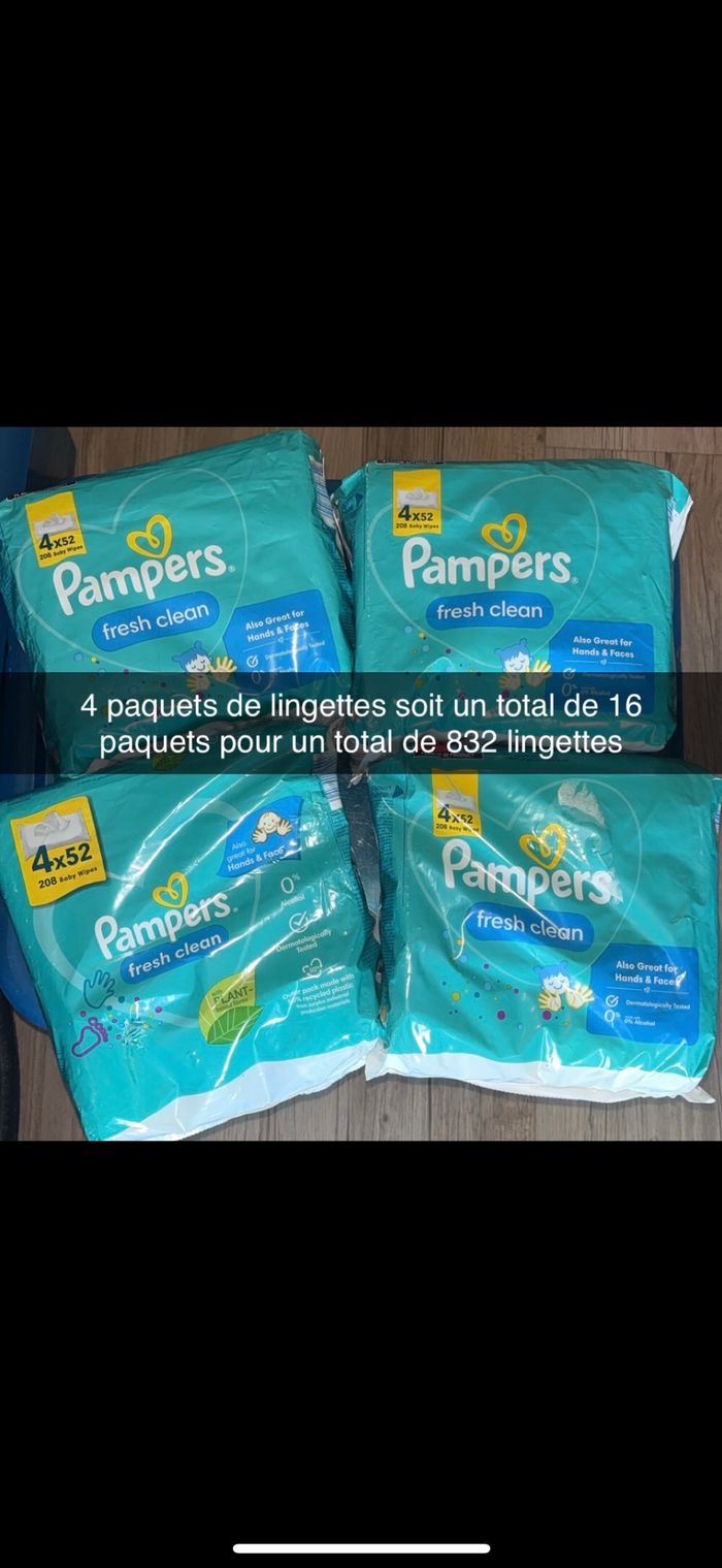 Lingettes Pampers