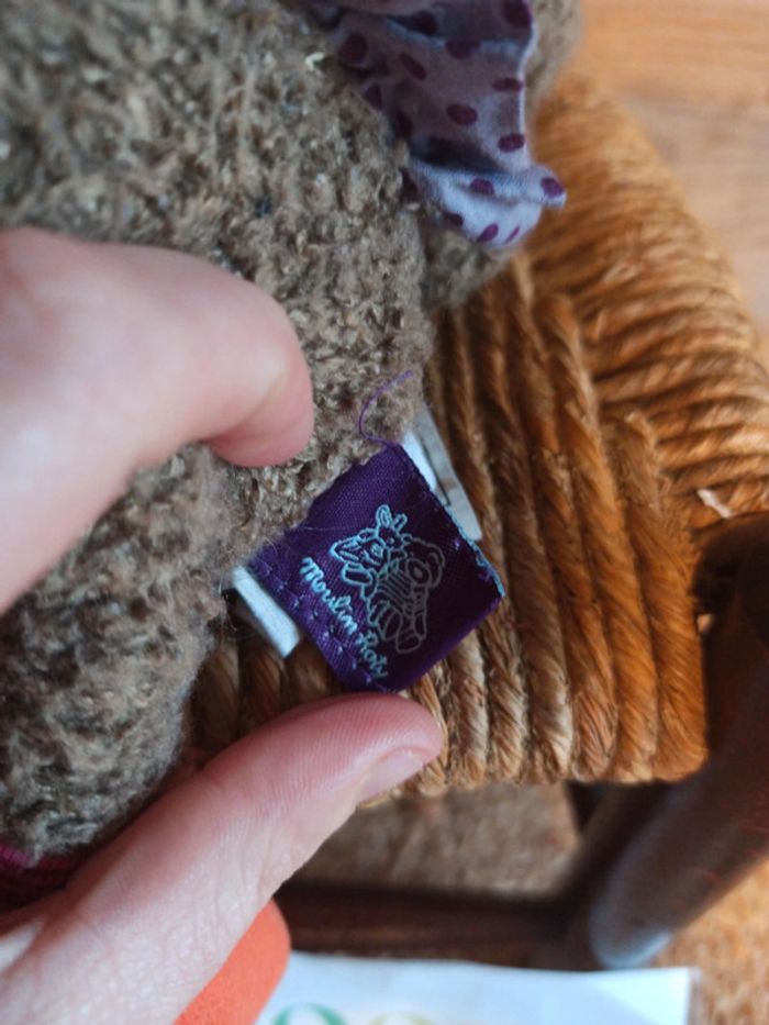 peluche poule moulin roty be - photo numéro 7