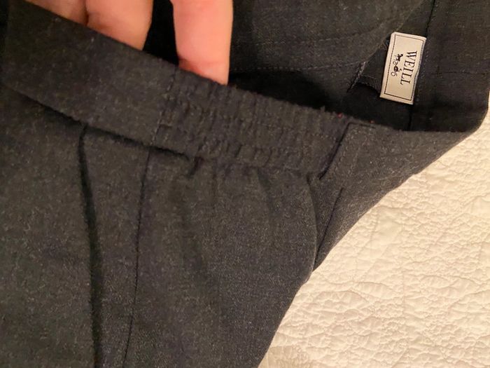 Pantalon laine sèche anthracite Weill taille 44 - photo numéro 14