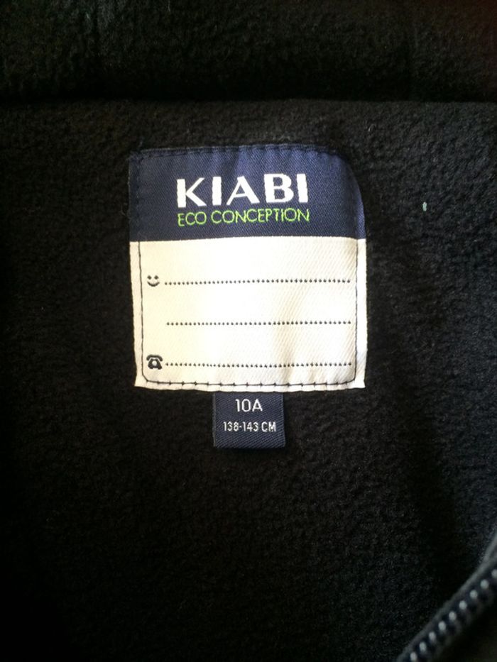 Doudoune noire 10 ans Kiabi - photo numéro 3