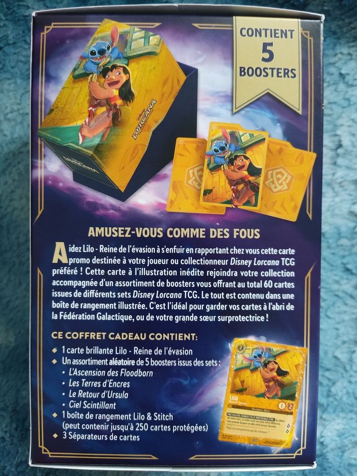 Coffret de cartes Disney Lorcana Lilo et Stitch - photo numéro 4
