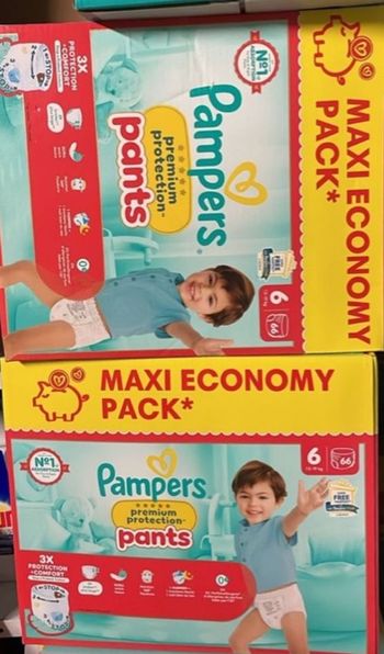 Couches Pampers Premium, protection pinte, T.6