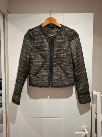 Veste tweed lumineuse - S