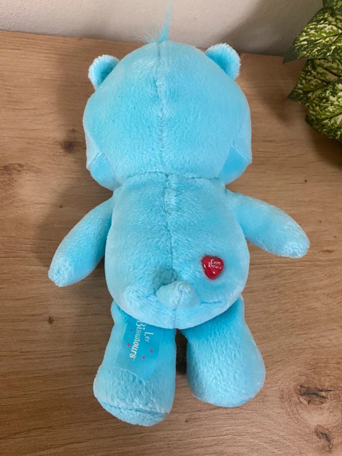 Doudou peluche bisounours bleu lune étoile annee 2005 care bears - photo numéro 3