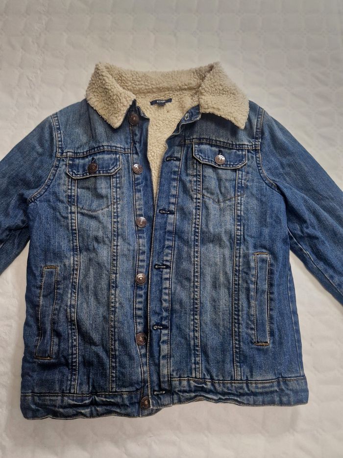 Blouson , veste en jeans moumouté , femme , taille XS - photo numéro 2