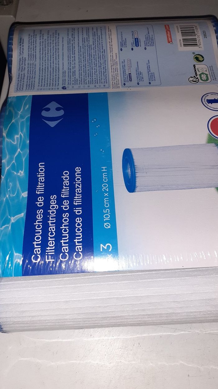 Cartouches de piscine