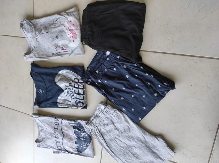 Lot de 3 pyjamas 13-14 ans fille neuf