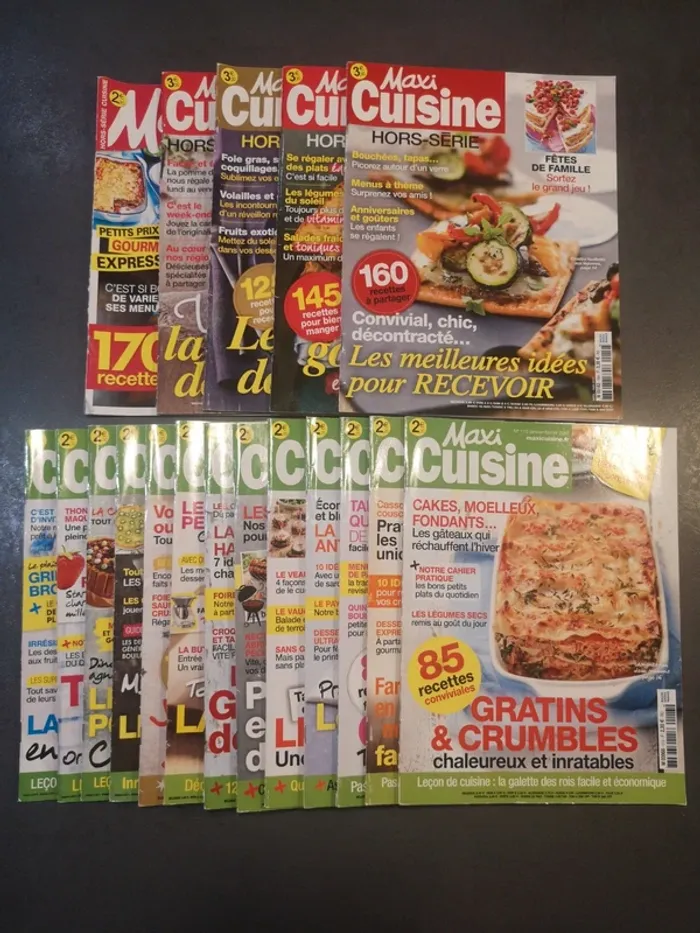 Lot livres cuisine
