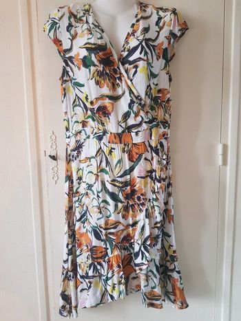 Robe longue fleurie – Multicolore