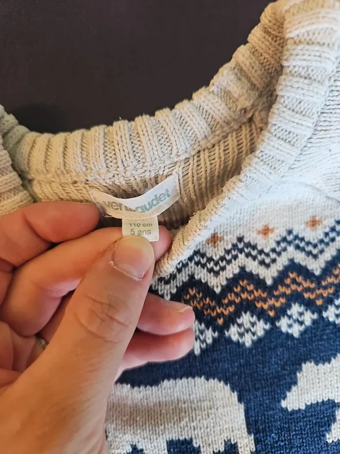 Pull epais vertbaudet 5 ans - photo numéro 3