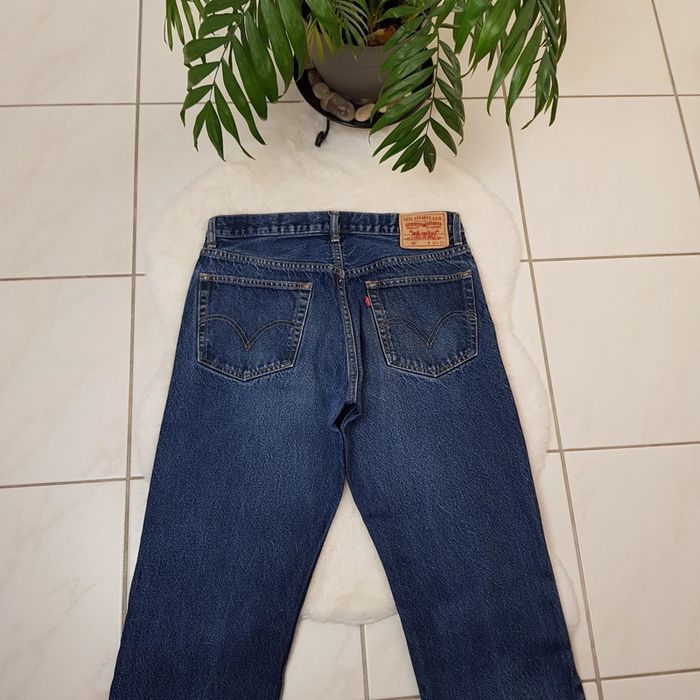 Jean Levi's 505 W33 L30 Bleu Marine - photo numéro 6
