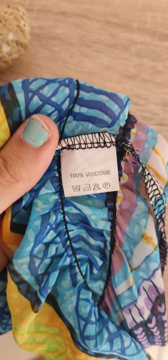 Blouse multicolore taille 36/38 S/M - photo numéro 4