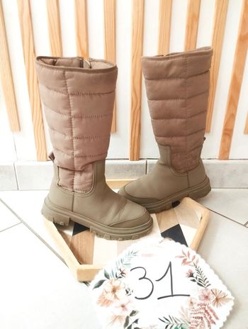 Bottes grises hiver Zara 31