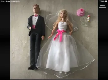 Lot barbie et ken vintage