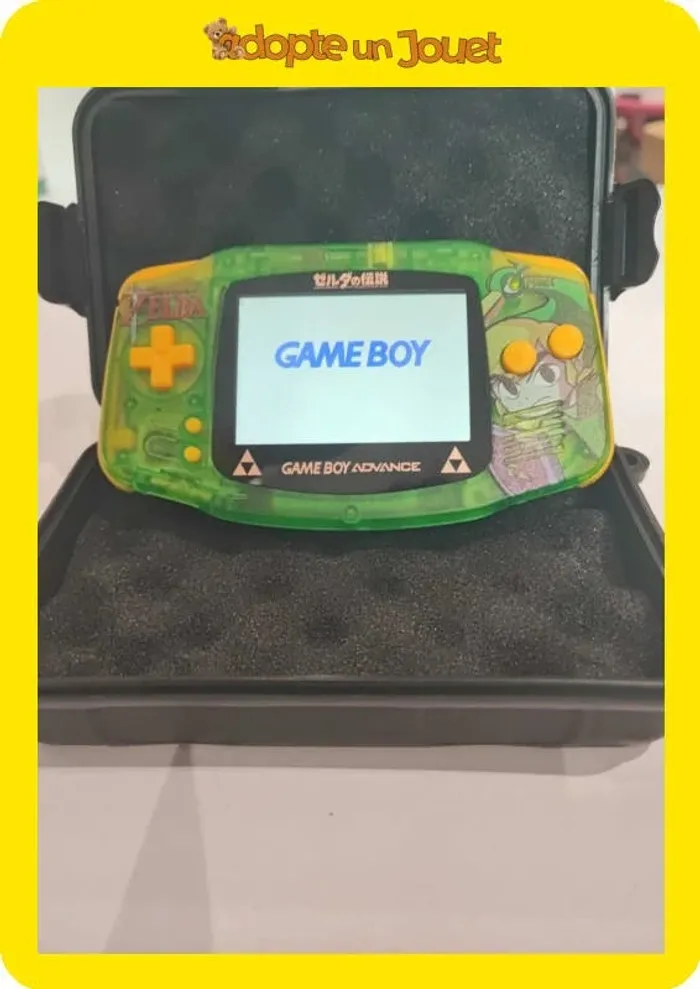 GameBoy Advance custom écran IPS - coque Zelda UV