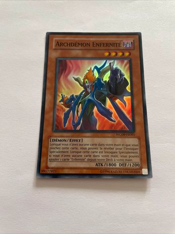 Yu-Gi-Oh! Archdémon Enfernité WC09-FR001 / Super Rare