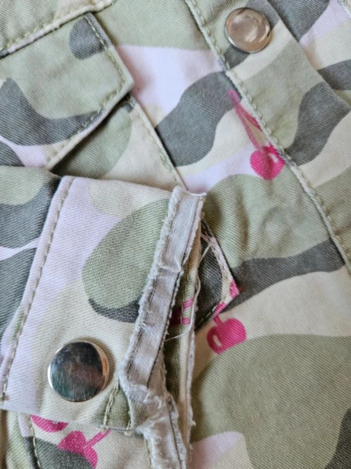 Veste militaire cerises lefties 2/3 ans - photo numéro 3