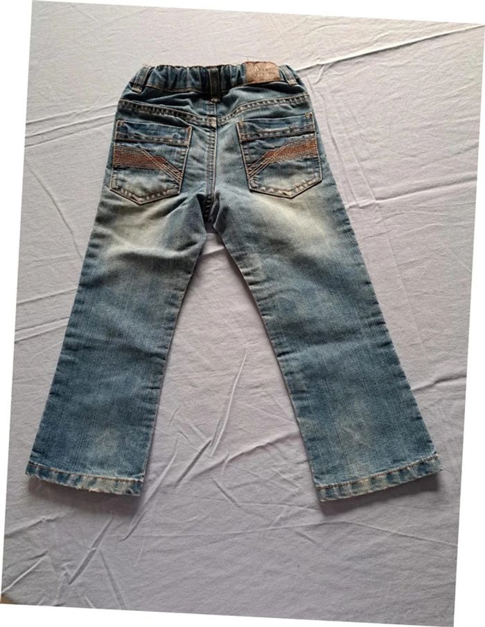 Jean effet délavé kiabi ceinture élastique 3 ans