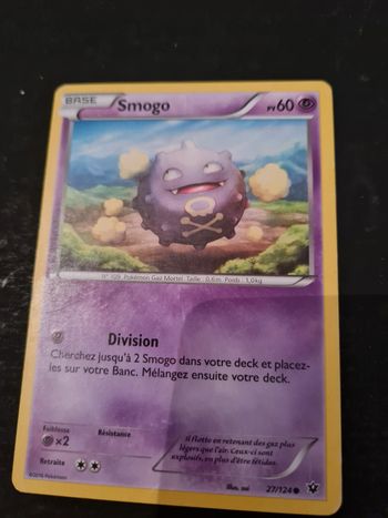 Carte pokémon Smogo 27/124