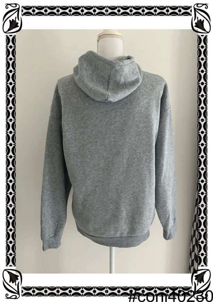 Sweat à Capuche Gris - Taille 42 - photo numéro 2