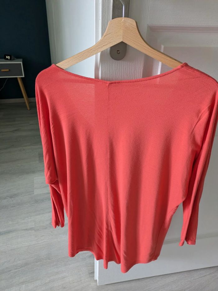 TShirt manches 3/4, col V - photo numéro 3