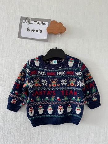 Pull de Noël - taille 6 mois 🌼
