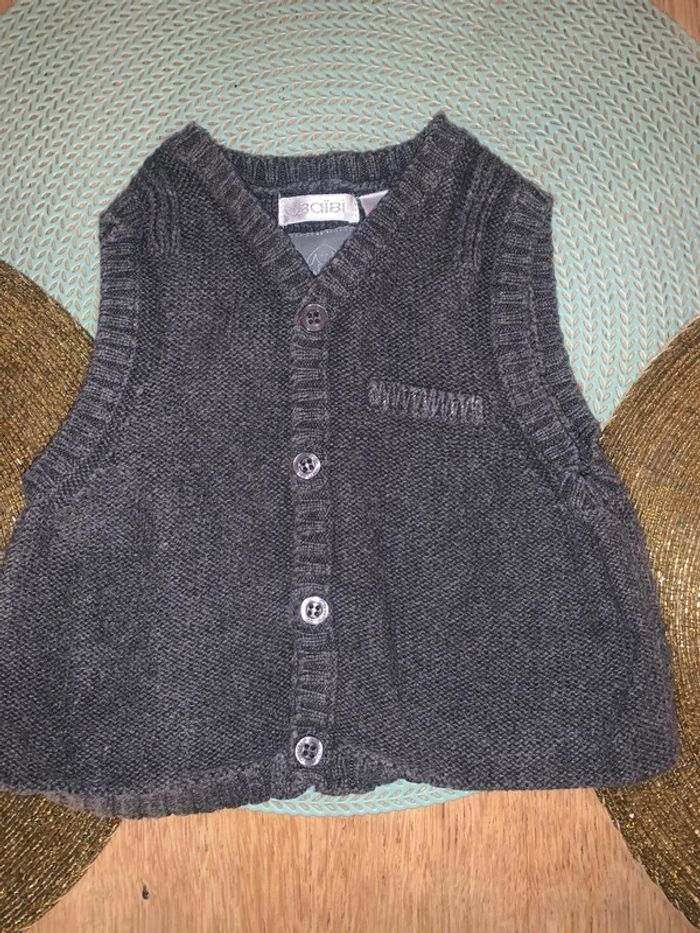 Gilet sans manches garçon 6 mois obaibi excellent état