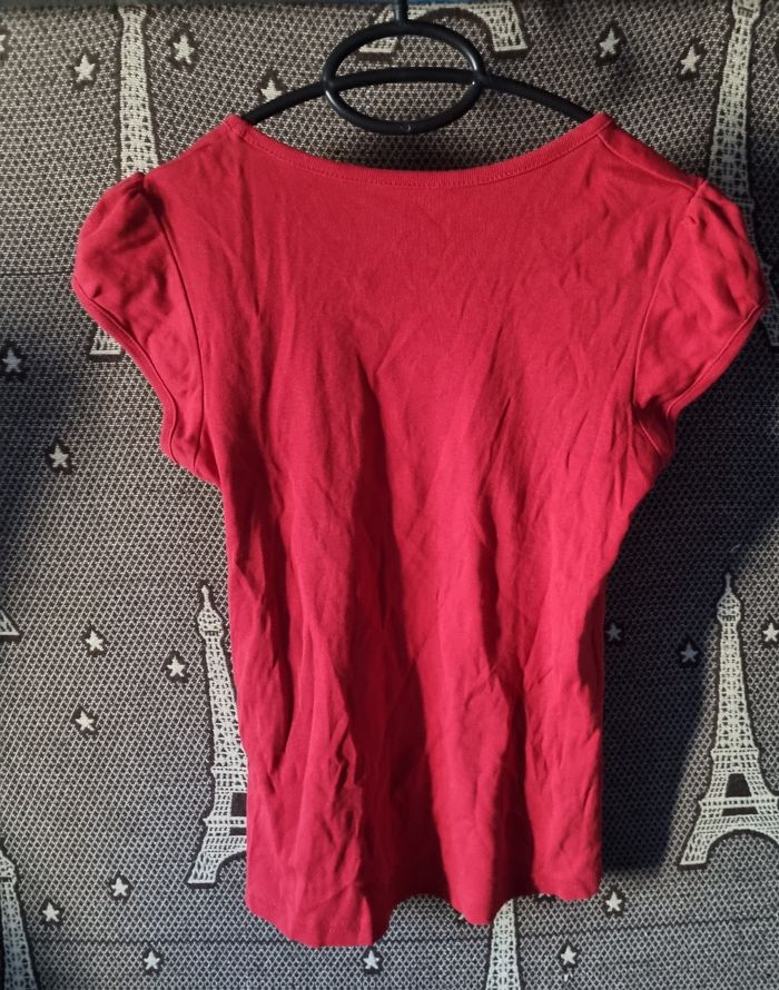 T-shirt rouge 14ans - photo numéro 3