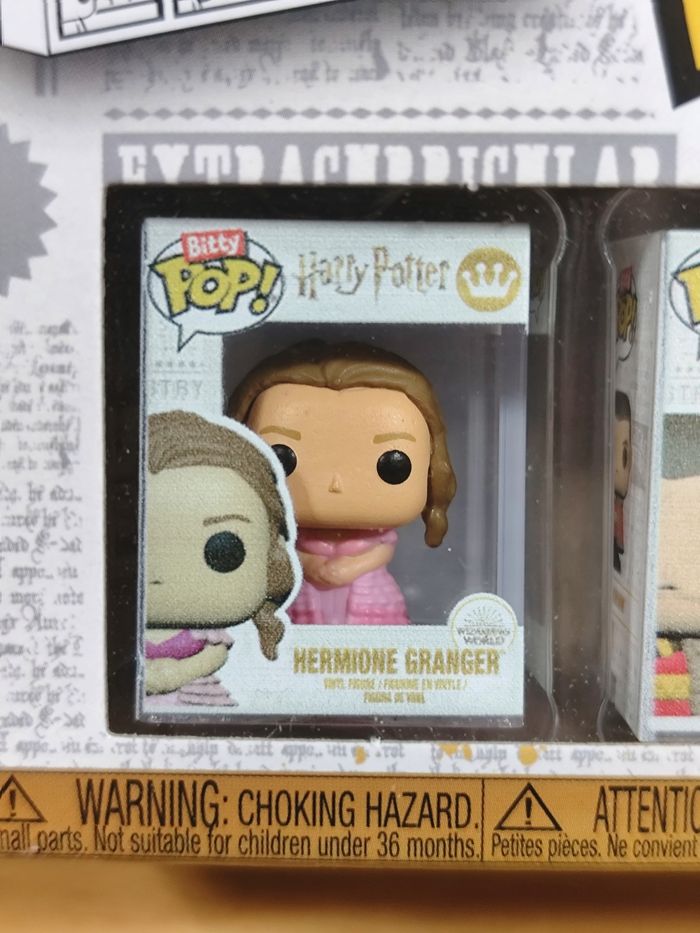 Boîte 4 Bitty Pop! Harry Potter - Hermione Granger, Viktor Krum, Ginny Weasley + Mystère ! - photo numéro 2
