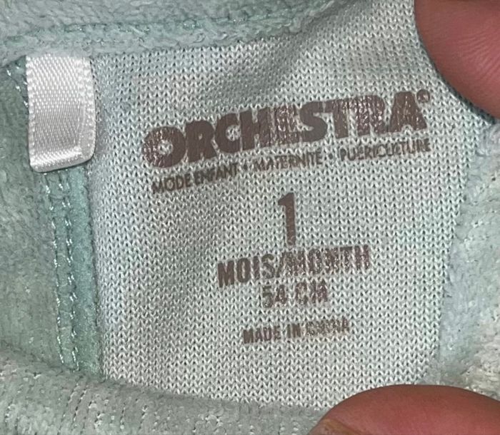 Pyjama 1 mois orchestra - photo numéro 4