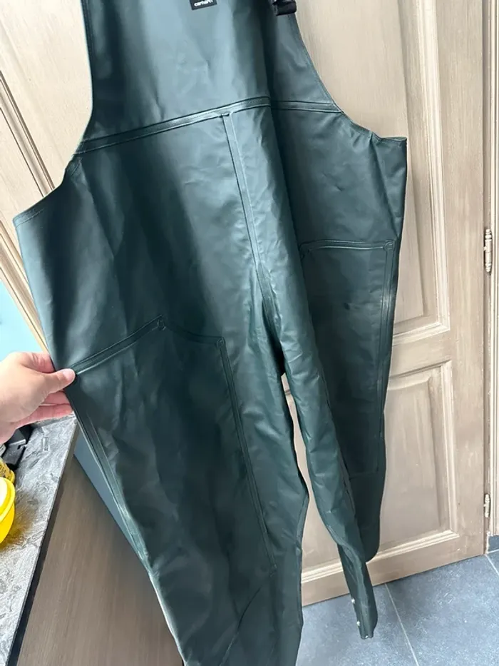 Salopette de pêche imperméable vert foncé Carhartt 4XL - photo numéro 5