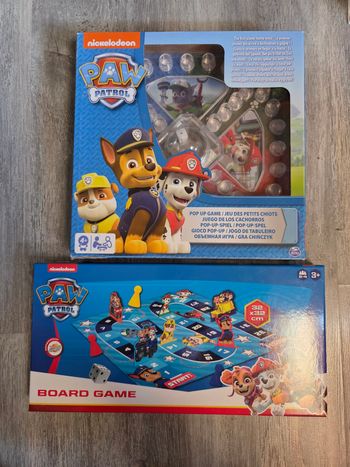 Lot jeux sociétés pat patrouille
