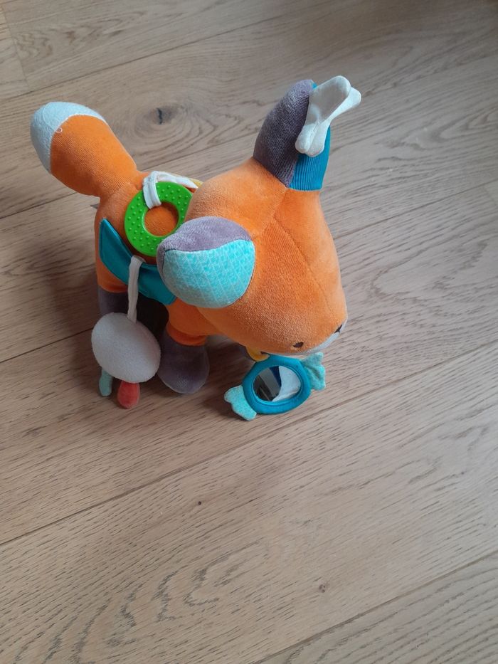 Renard d éveil en peluche - photo numéro 2