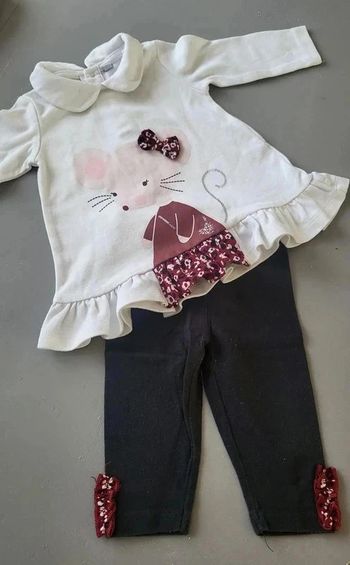 Ensemble legging Taille 6 mois girly coquette