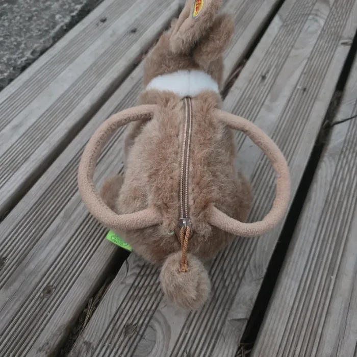 Sac peluche lapin - photo numéro 2