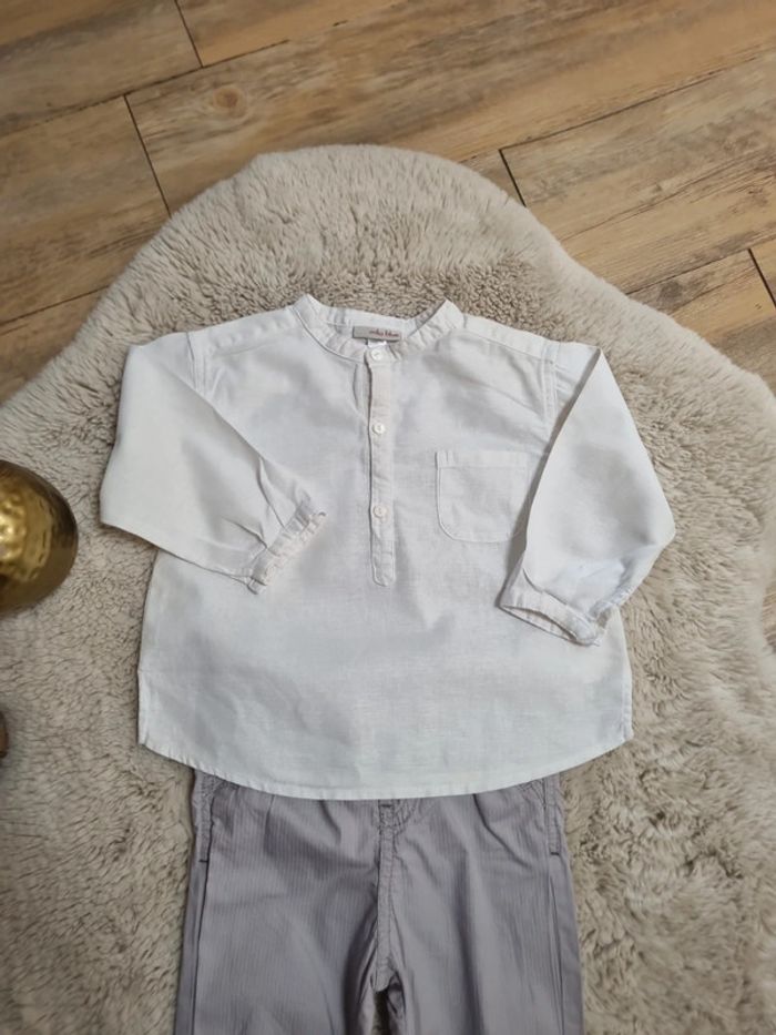 Chemise + pantalon 12 mois - photo numéro 2