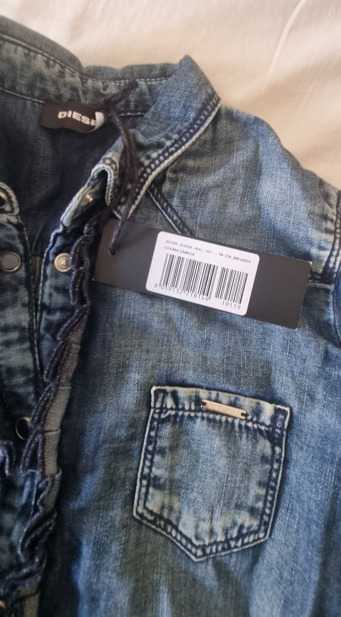 Chemise diesel jean 10 ans - photo numéro 2
