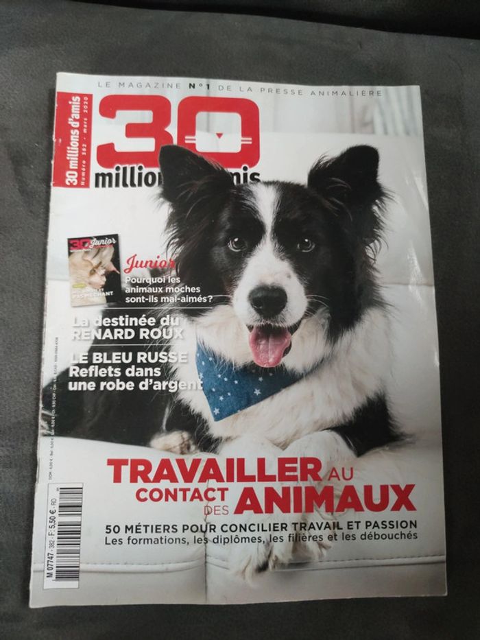 Magazine 30 millions d'amis numéro 382 mars 2020