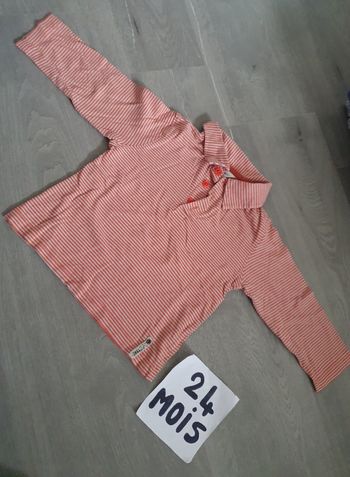 Maillot t-shirt  polo 24mois garçon