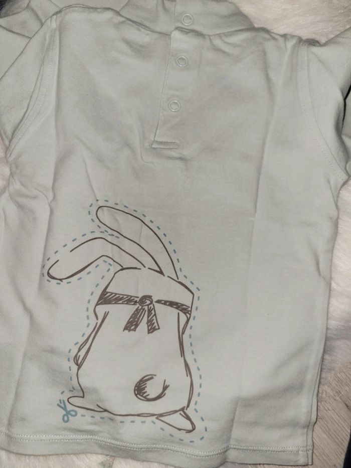 Lot tee shirt 18mois dpam - photo numéro 5