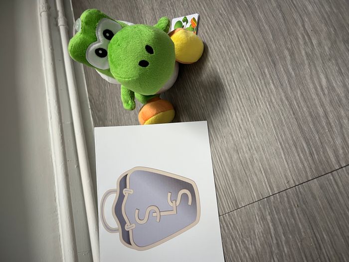 Super Mario - Peluche Yoshi Vert
