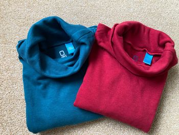 Lot de 2 sous-pulls col roulé 6 ans