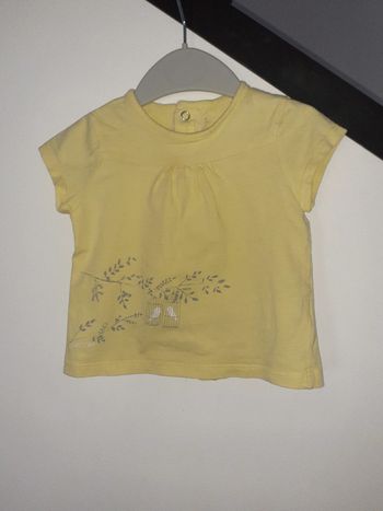 Tee-shirt manches courtes fille 12 mois - Sucre d'Orge