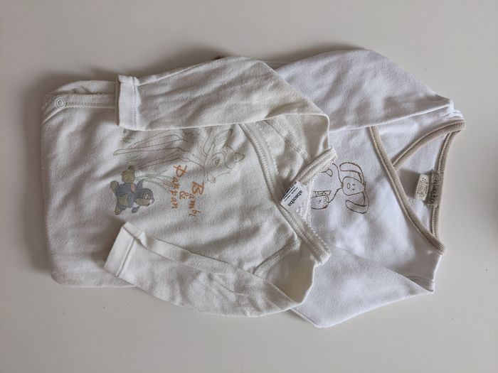 Lot de deux body manches longues