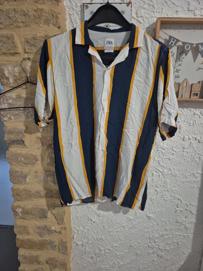Chemise manches courtes Zara man regular fit taille L