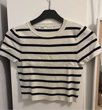 Crop Top Zara rayé