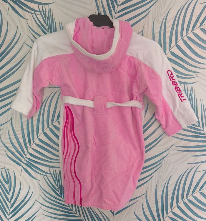 🌸 Peignoir - Rose/blanc - Tribord Decathlon - 4 ans 🌸 - photo numéro 7