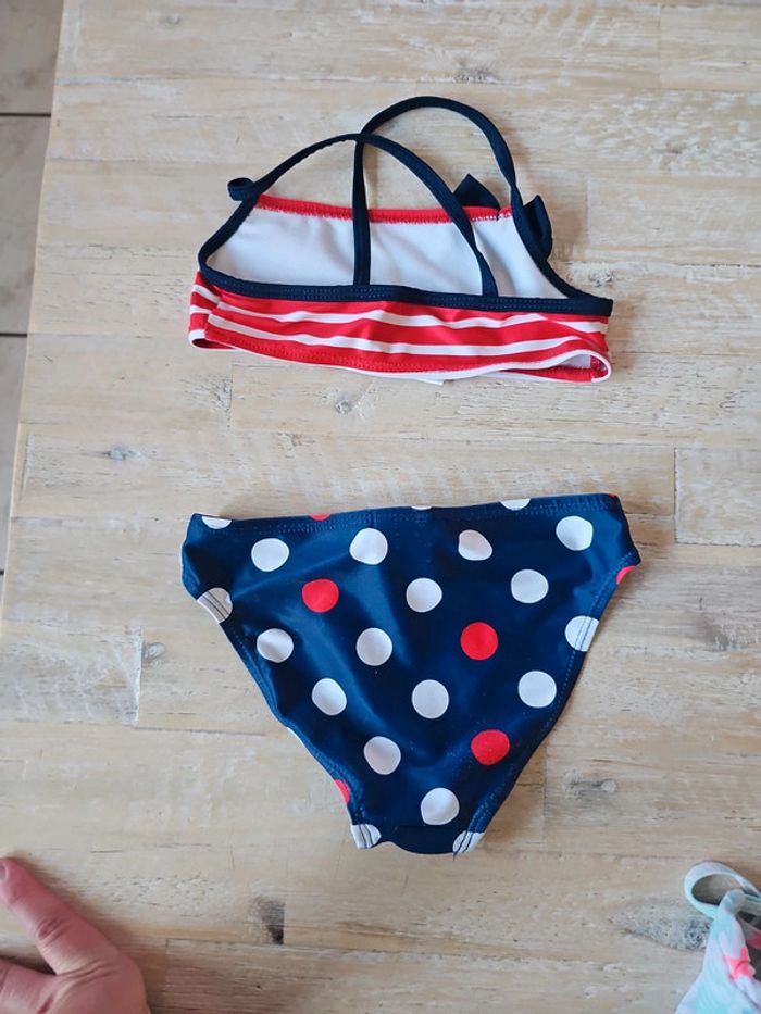 Maillot de bain/ bikini fille minnie taille 4ans - photo numéro 7