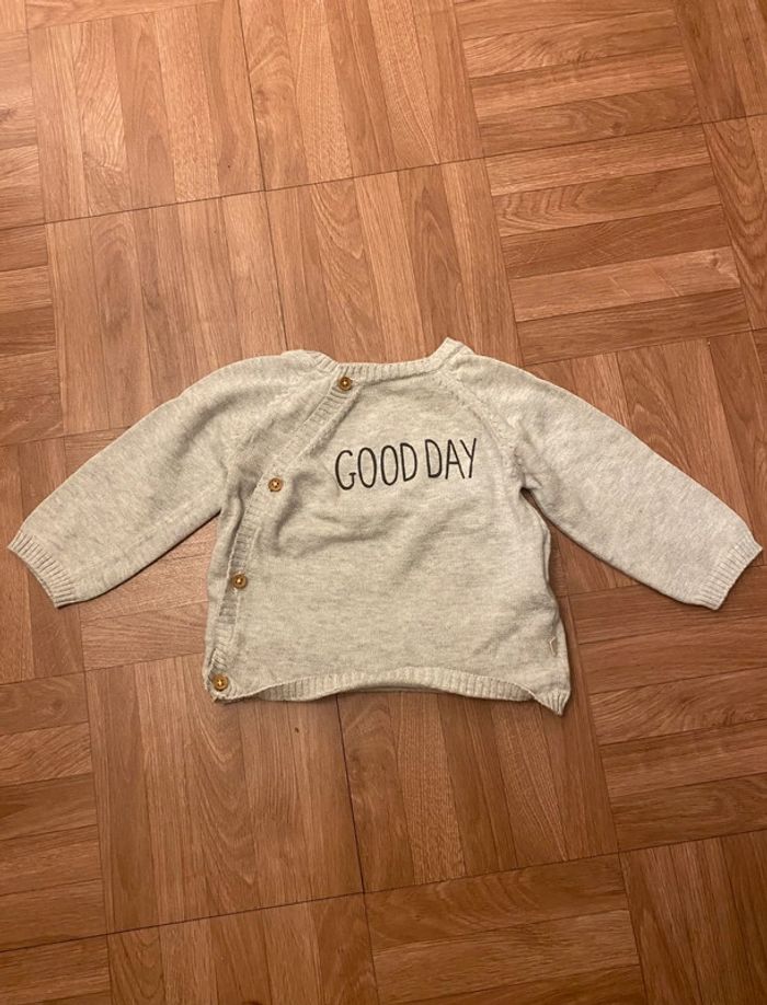 Gilet brassière cache cœur gris In Extenso