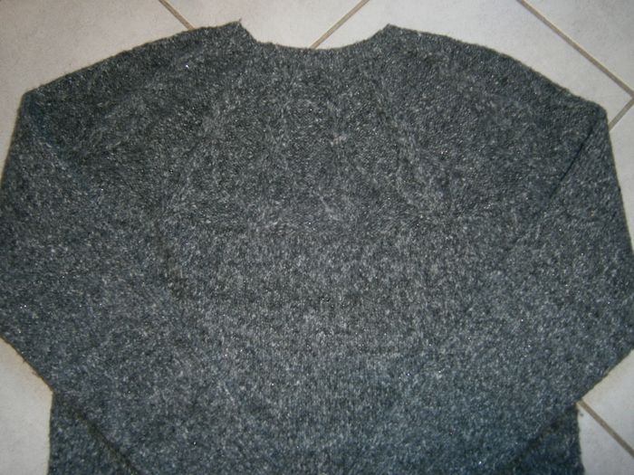 Pull gris chiné Taille 42 - photo numéro 7